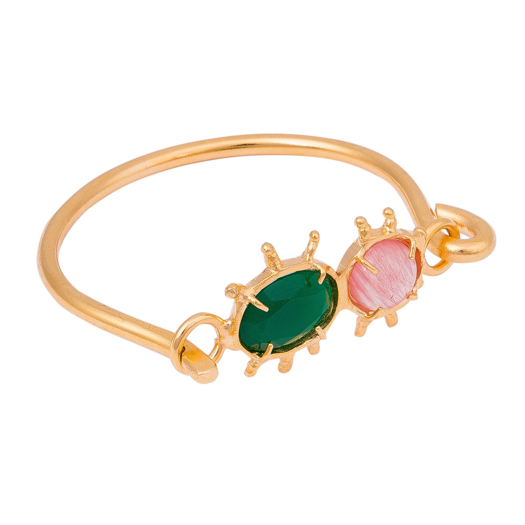 Bracelete Naxos Verde / Rosa