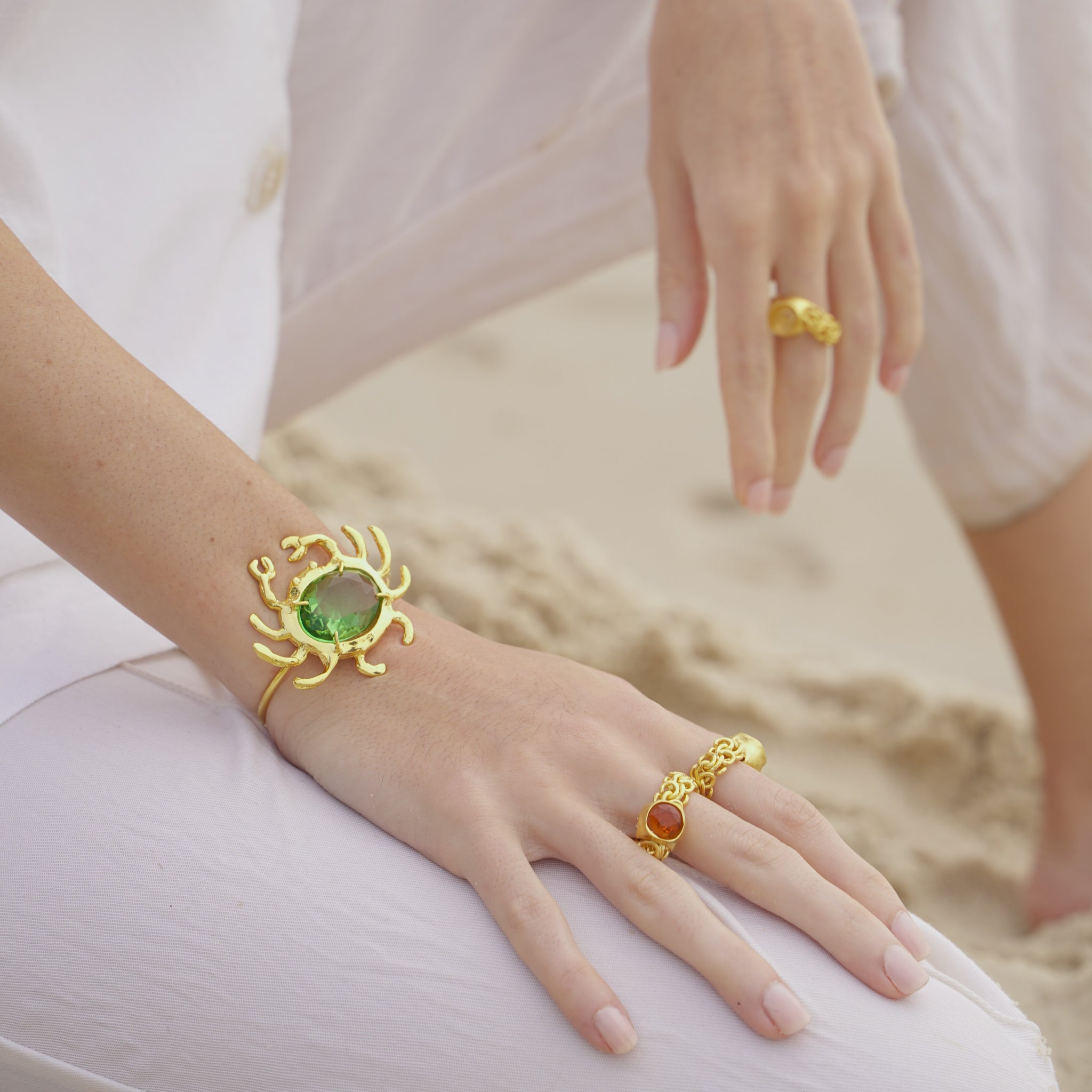 Bracelete King Crab Verde