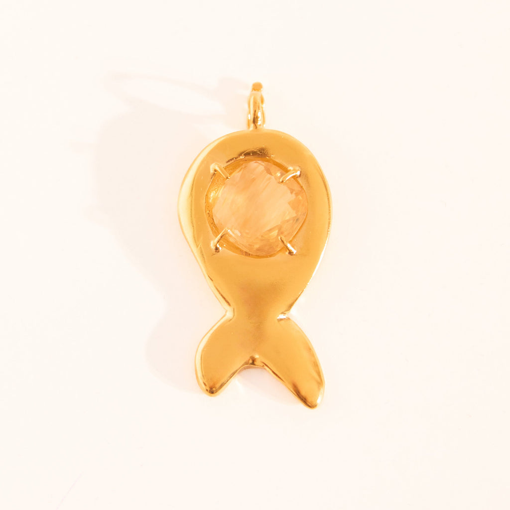 Pingente Manjuba Rutilado