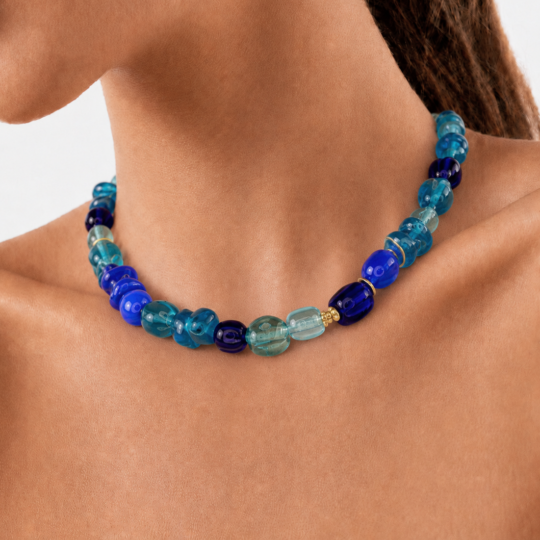 Colar Atol Azul