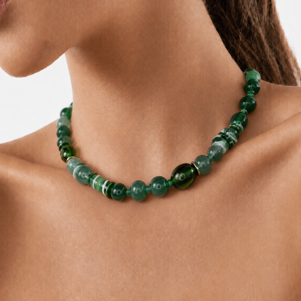 Colar Atol Verde
