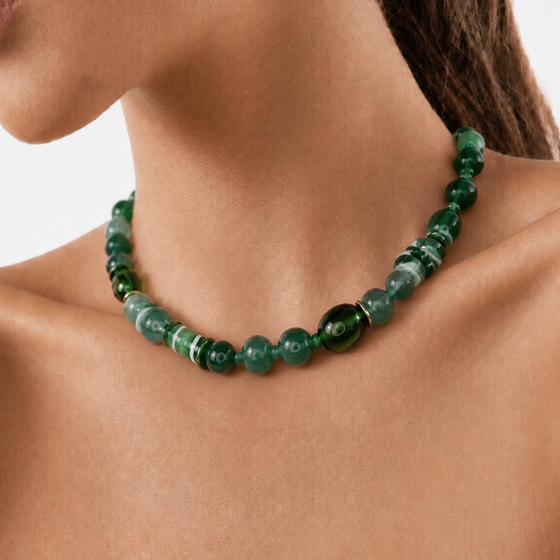 Colar Atol Verde