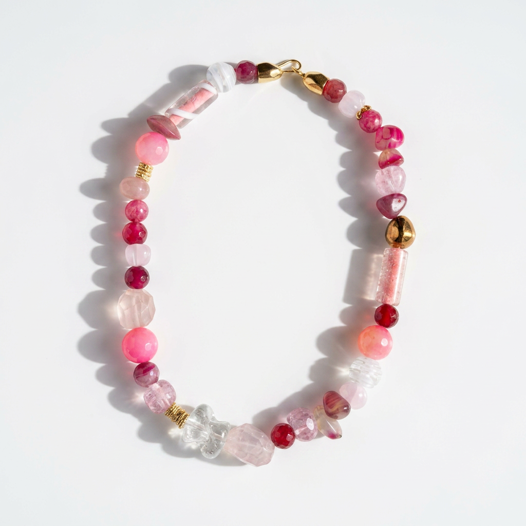 Colar Atol Rosa