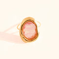Anel Espelho Rosé