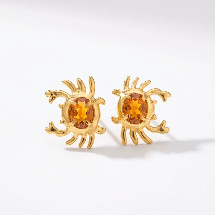 Brinco Crab Ambar