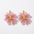 Brinco Ninfeia Rosa