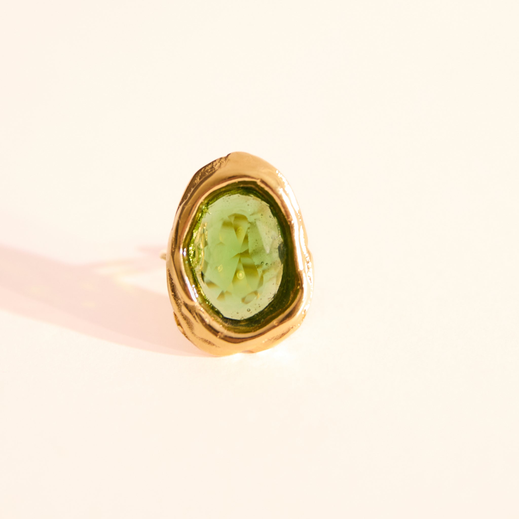 Anel Espelho Verde