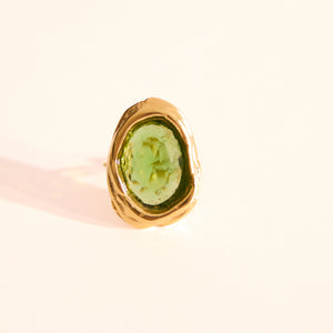 Anel Espelho Verde