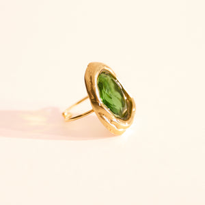 Anel Espelho Verde