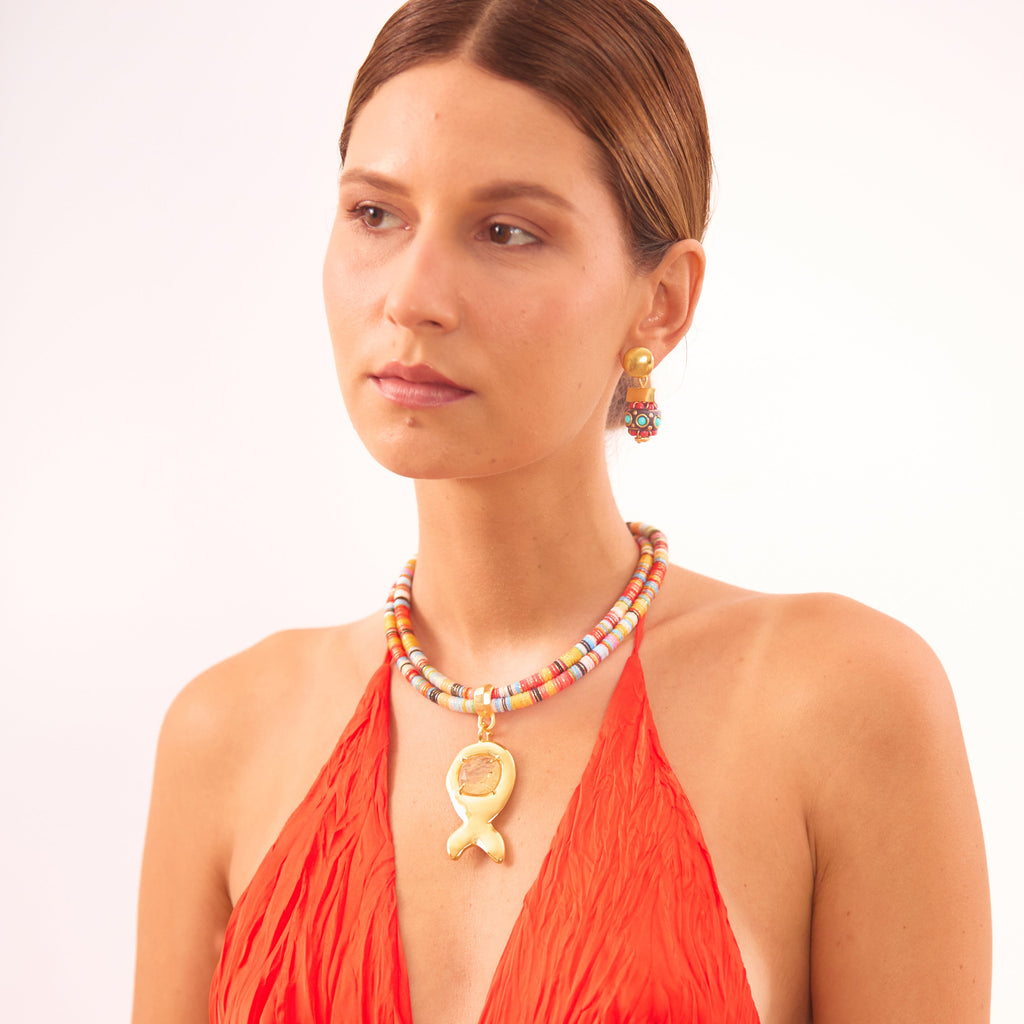 Pingente Manjuba Rutilado