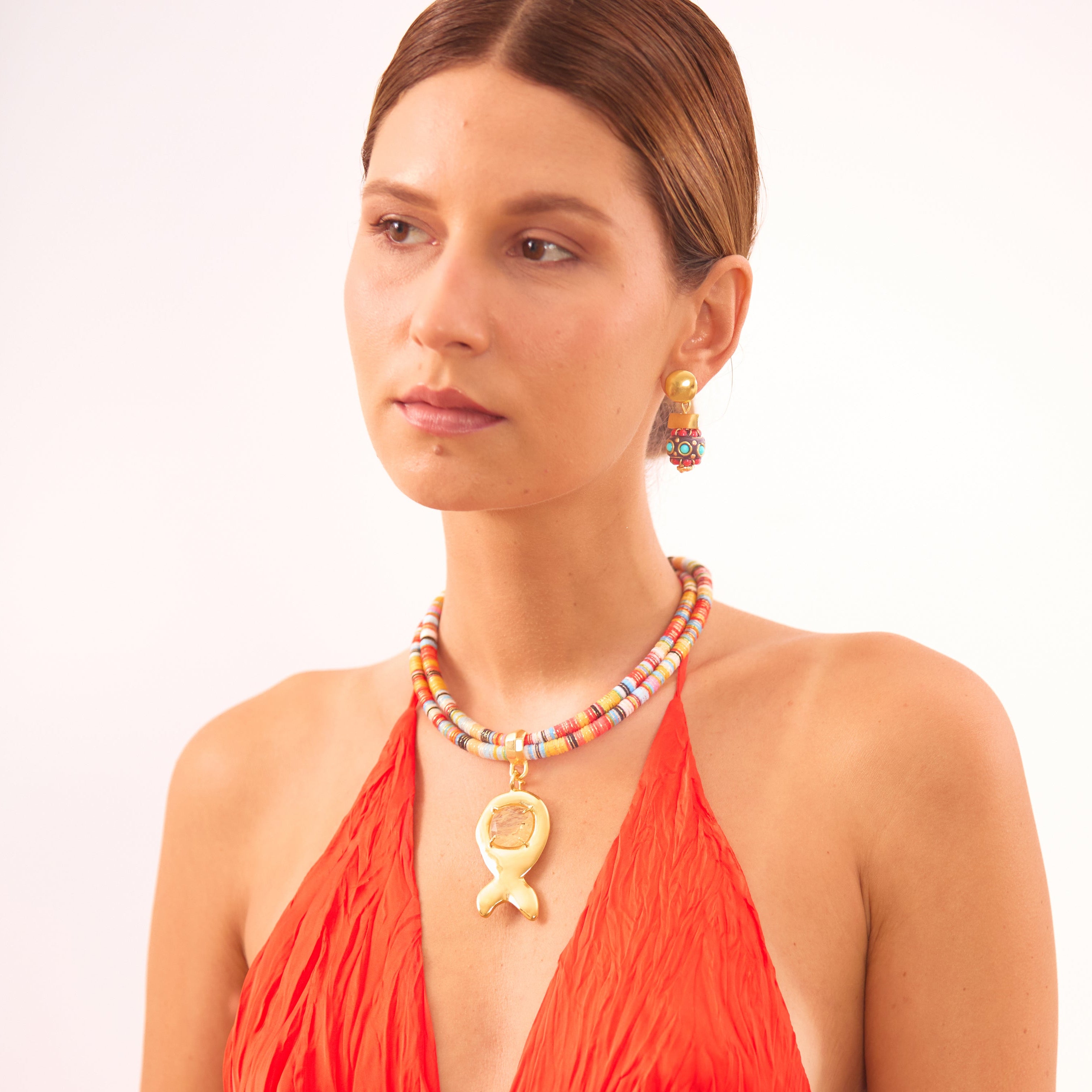 Pingente Manjuba Rutilado