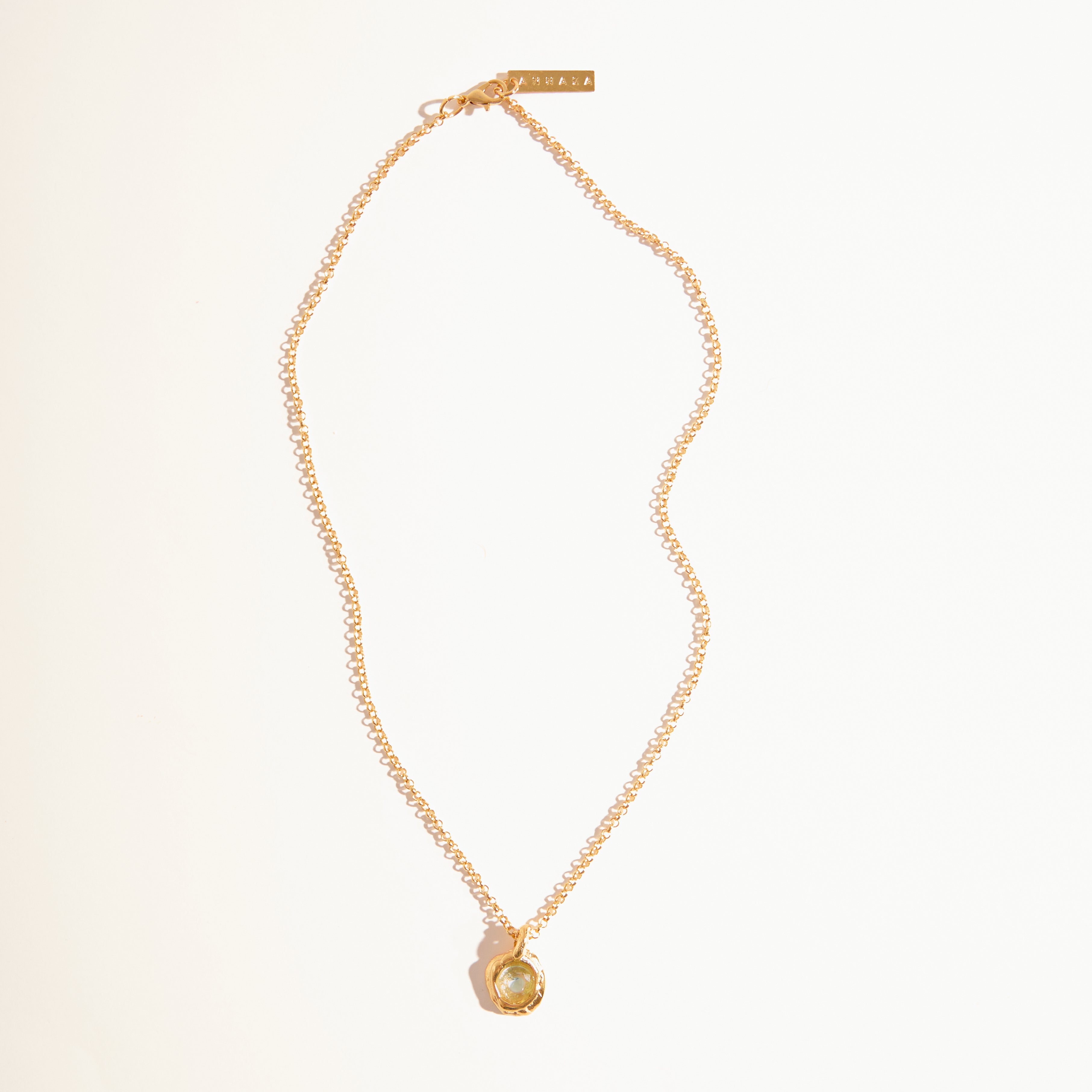 Colar Pipa Água Marinha