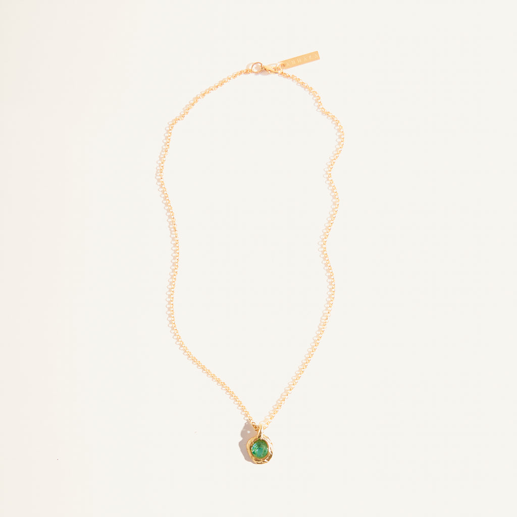Colar Pipa Esmeralda