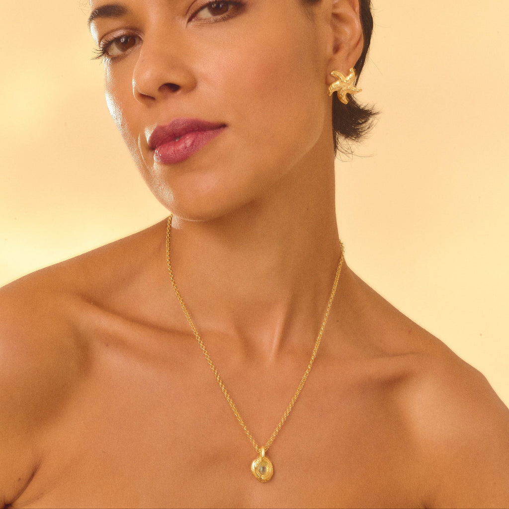 Colar Pipa Água Marinha