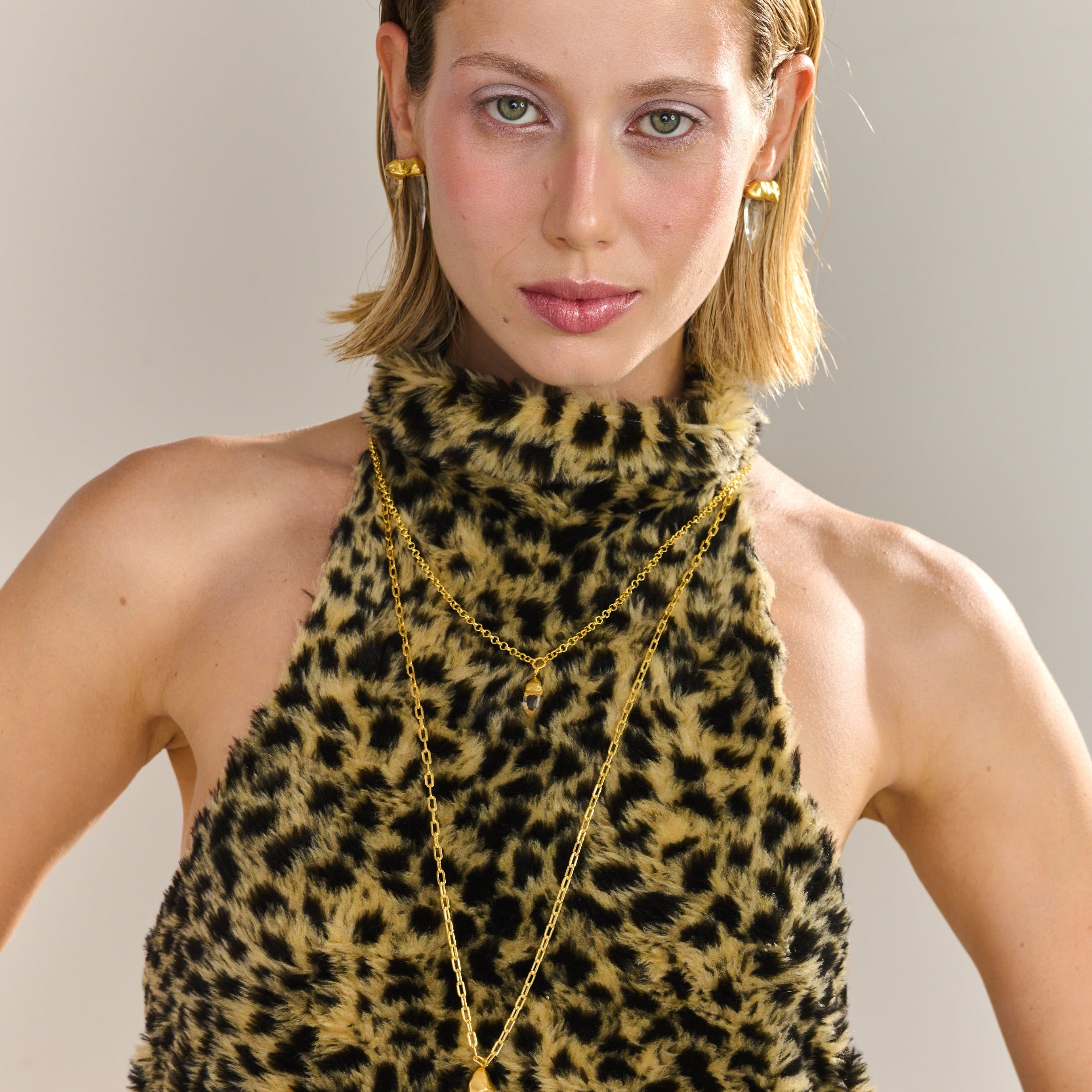 Colar Corrente Cristal P