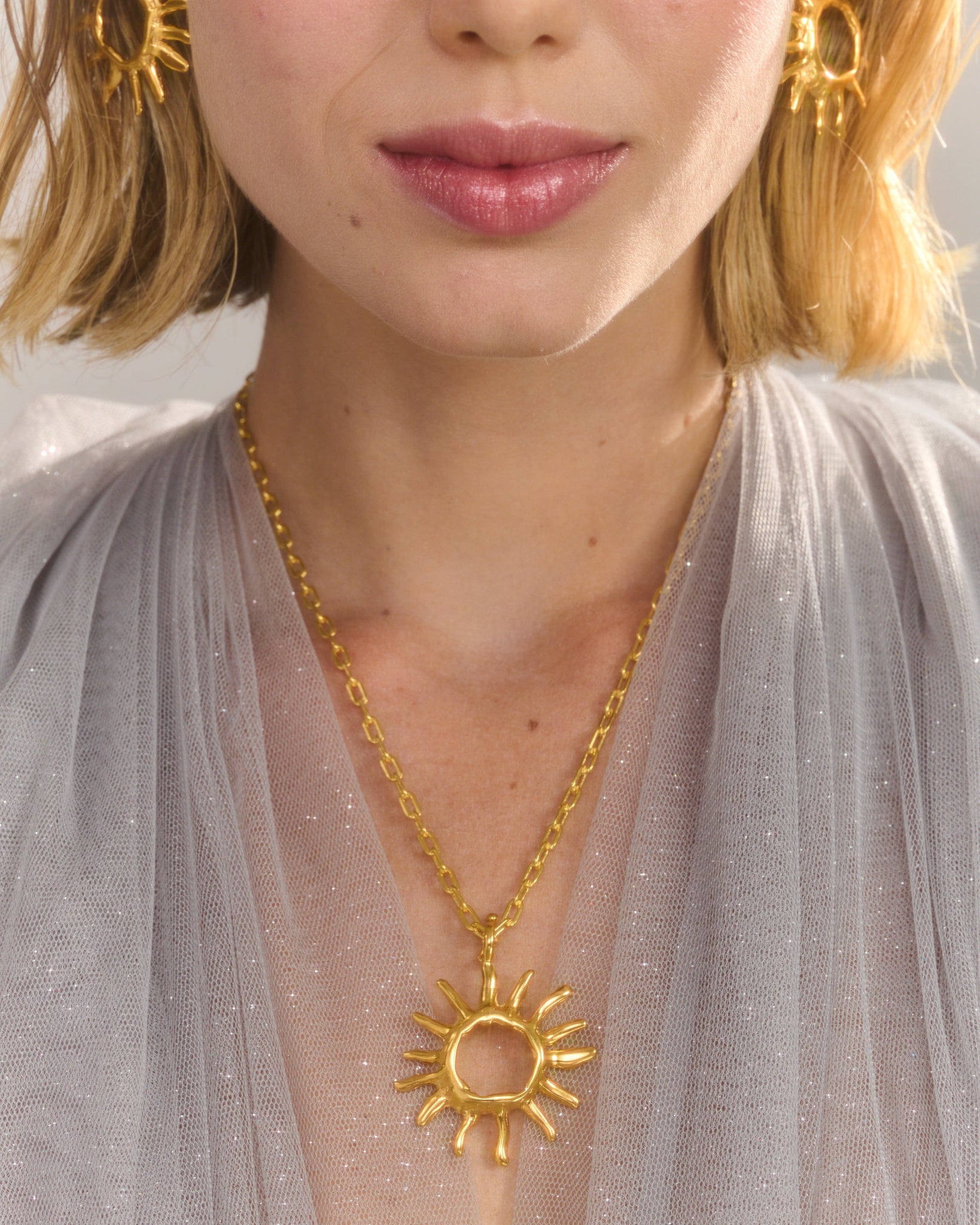 Pingente Solen Vazado