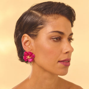 Brinco Orquídea Pink P