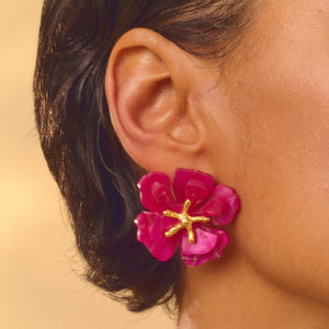 Brinco Orquídea Pink P