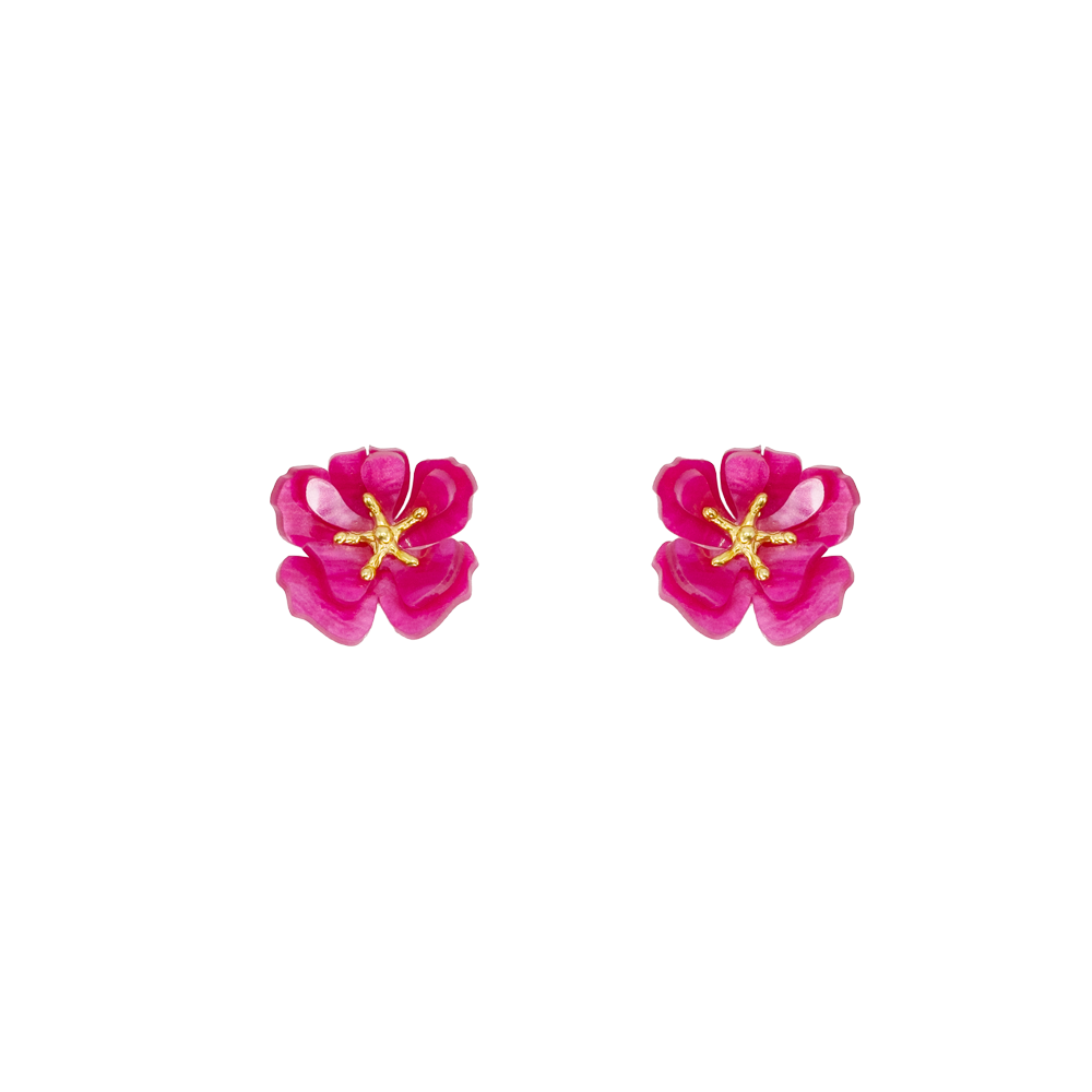 Brinco Orquídea Pink P