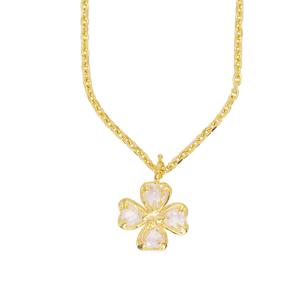 Colar Trefle Cristal Corrente