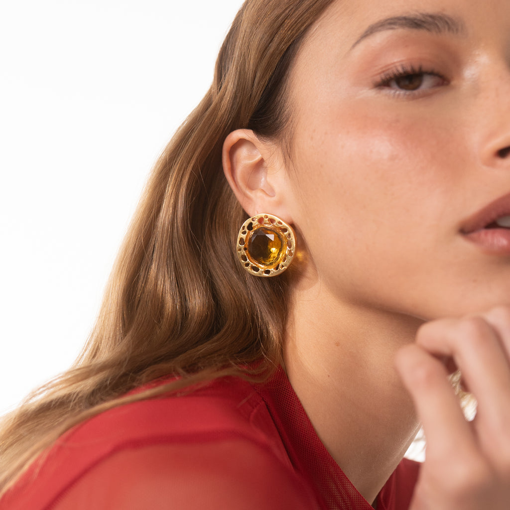 Brinco Sólon Amarelo