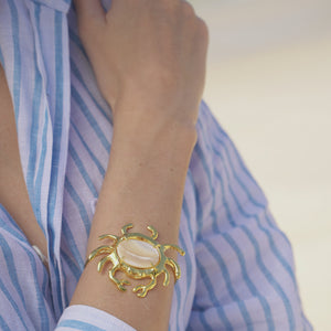 Bracelete King Crab Madrepérola