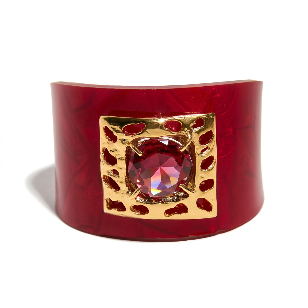 Bracelete Atlântida Vermelho/Rubi