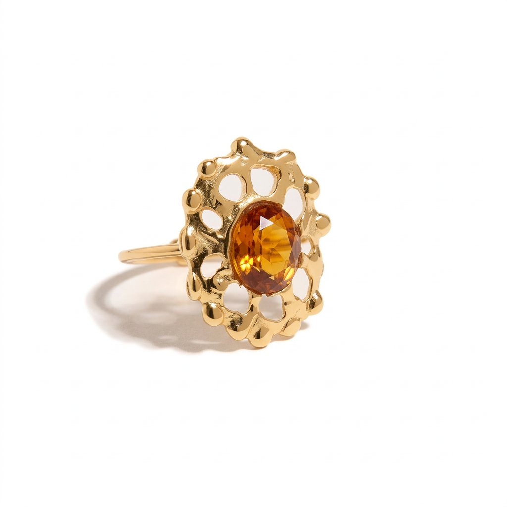 Anel Bruma Âmbar