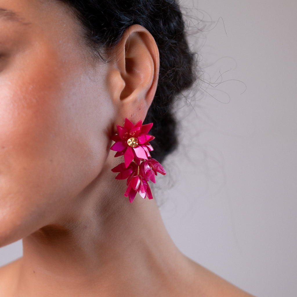 Brinco Cacho Pink P