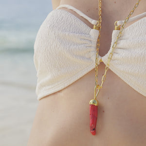 Colar Red Coral
