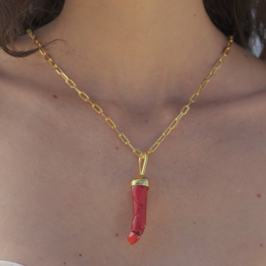 Colar Red Coral