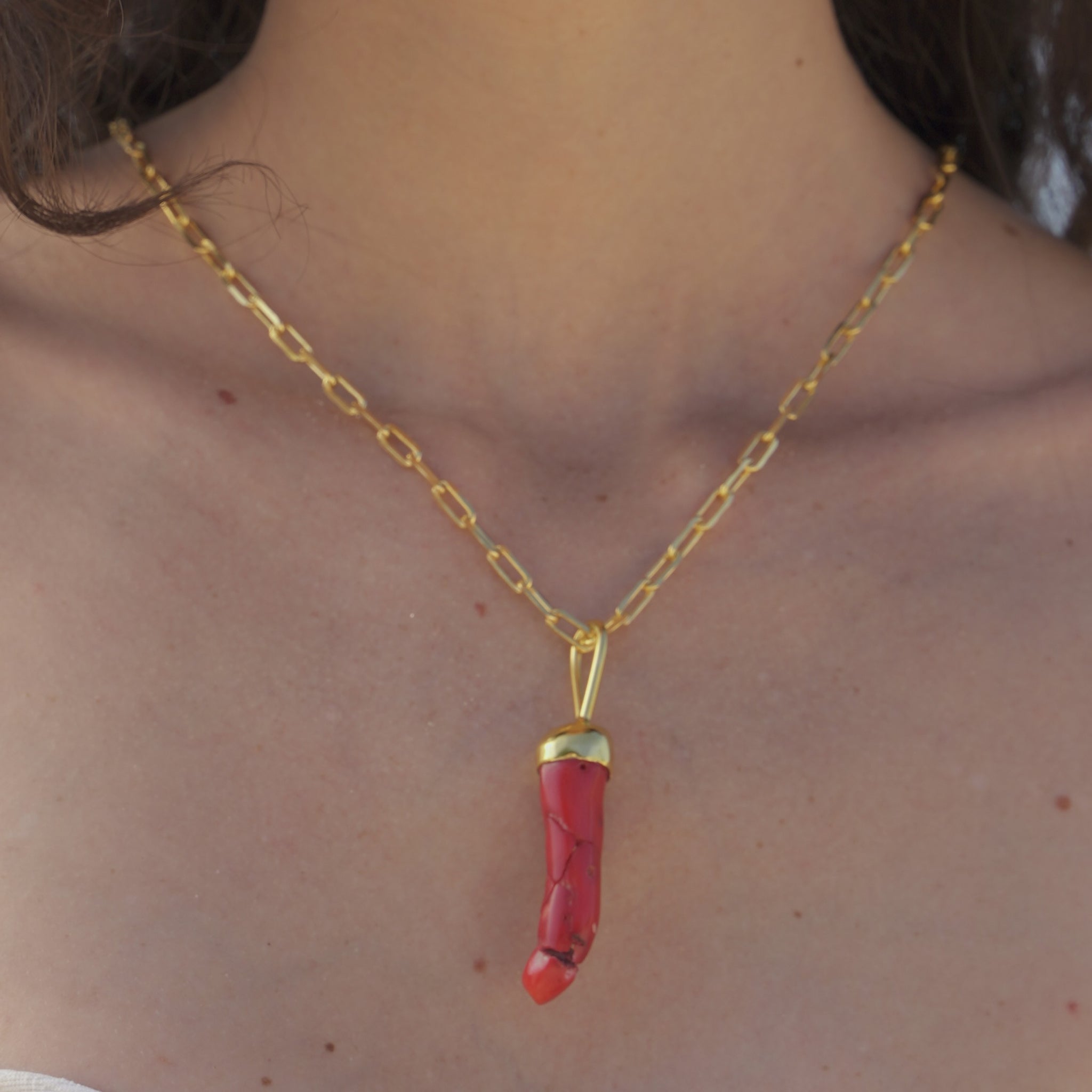 Colar Red Coral