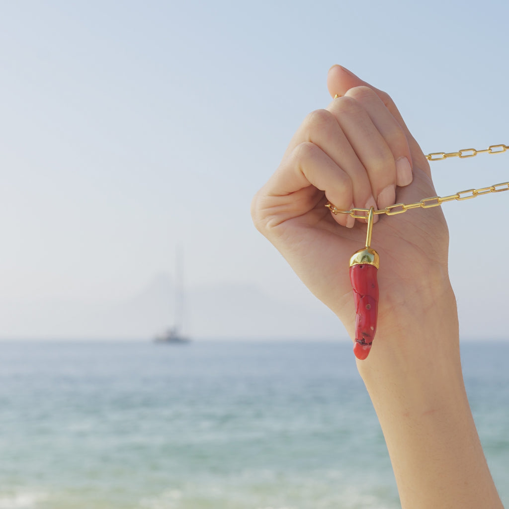 Colar Red Coral
