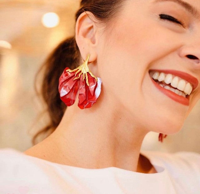 Brinco Florence Vermelho